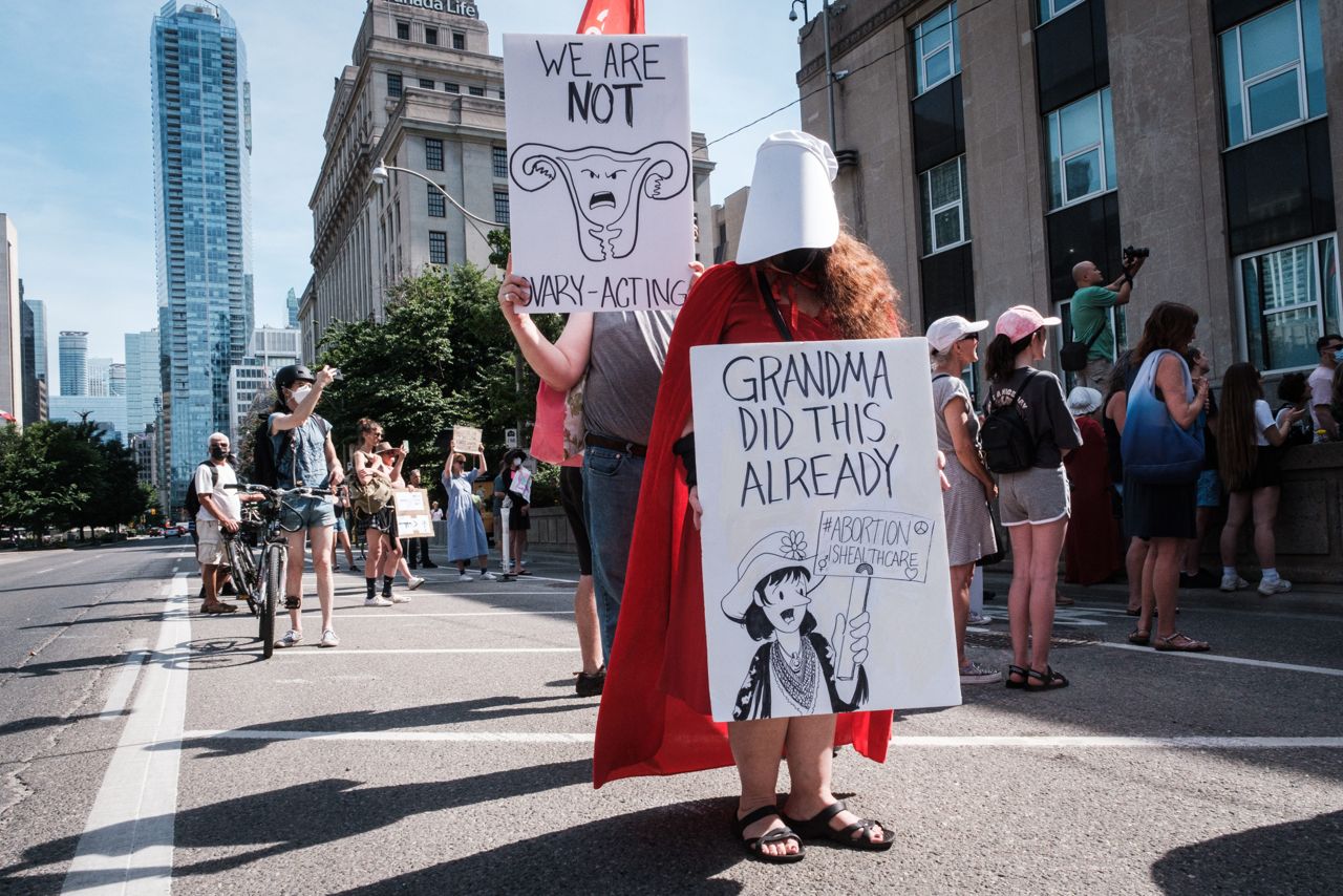 "The same thing could happen here any day": Scenes from this weekend's pro-choice rally