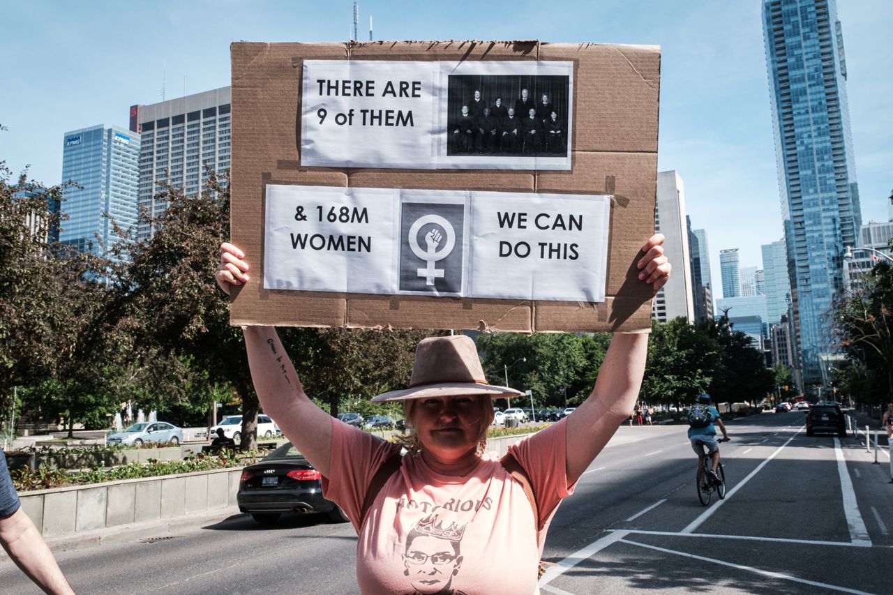 "The same thing could happen here any day": Scenes from this weekend's pro-choice rally