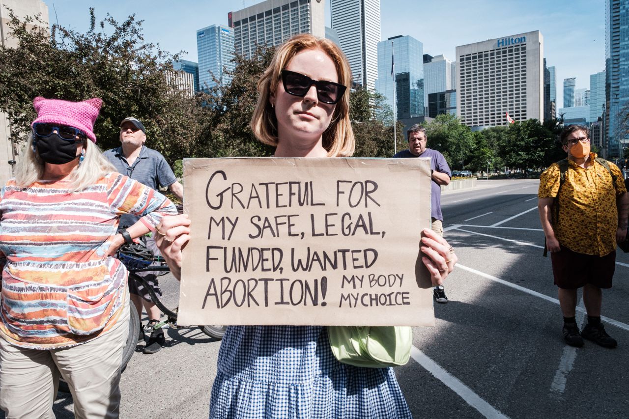 "The same thing could happen here any day": Scenes from this weekend's pro-choice rally