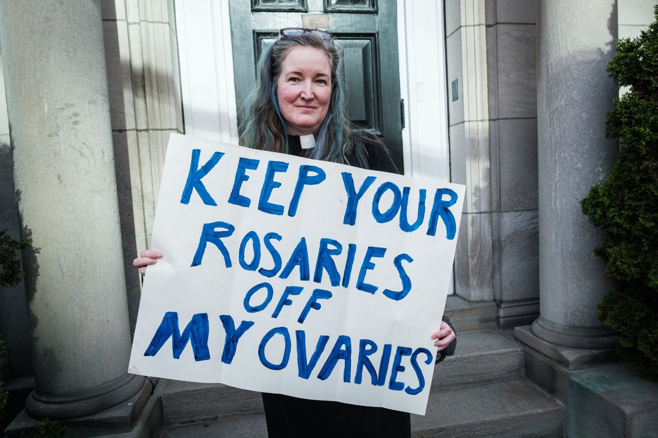 "The same thing could happen here any day": Scenes from this weekend's pro-choice rally