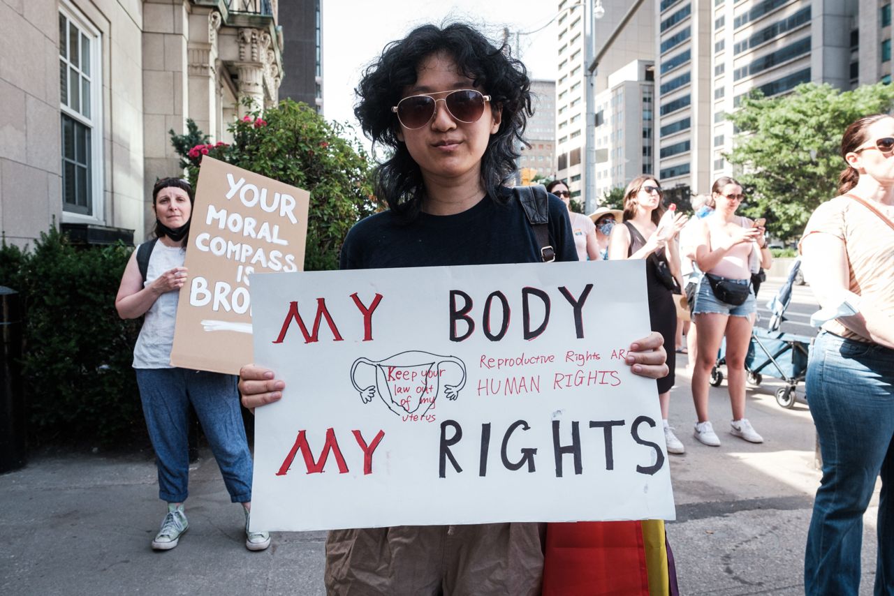 "The same thing could happen here any day": Scenes from this weekend's pro-choice rally
