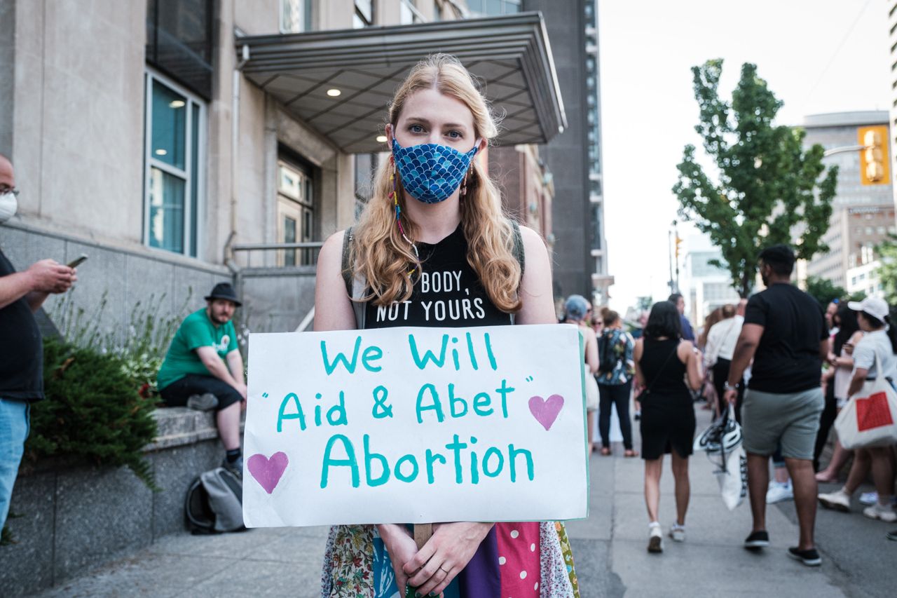 "The same thing could happen here any day": Scenes from this weekend's pro-choice rally