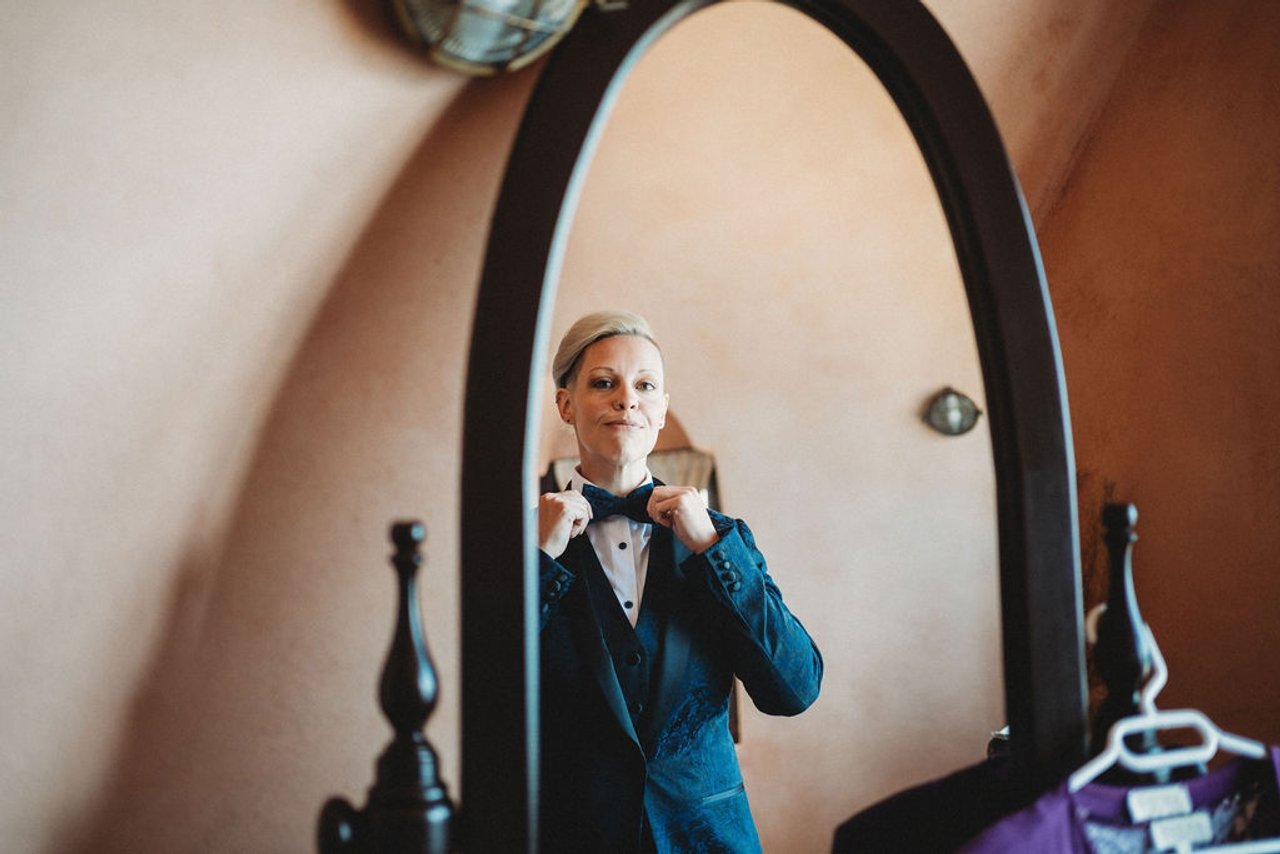 Real Weddings: Inside an intimate destination wedding in Santorini
