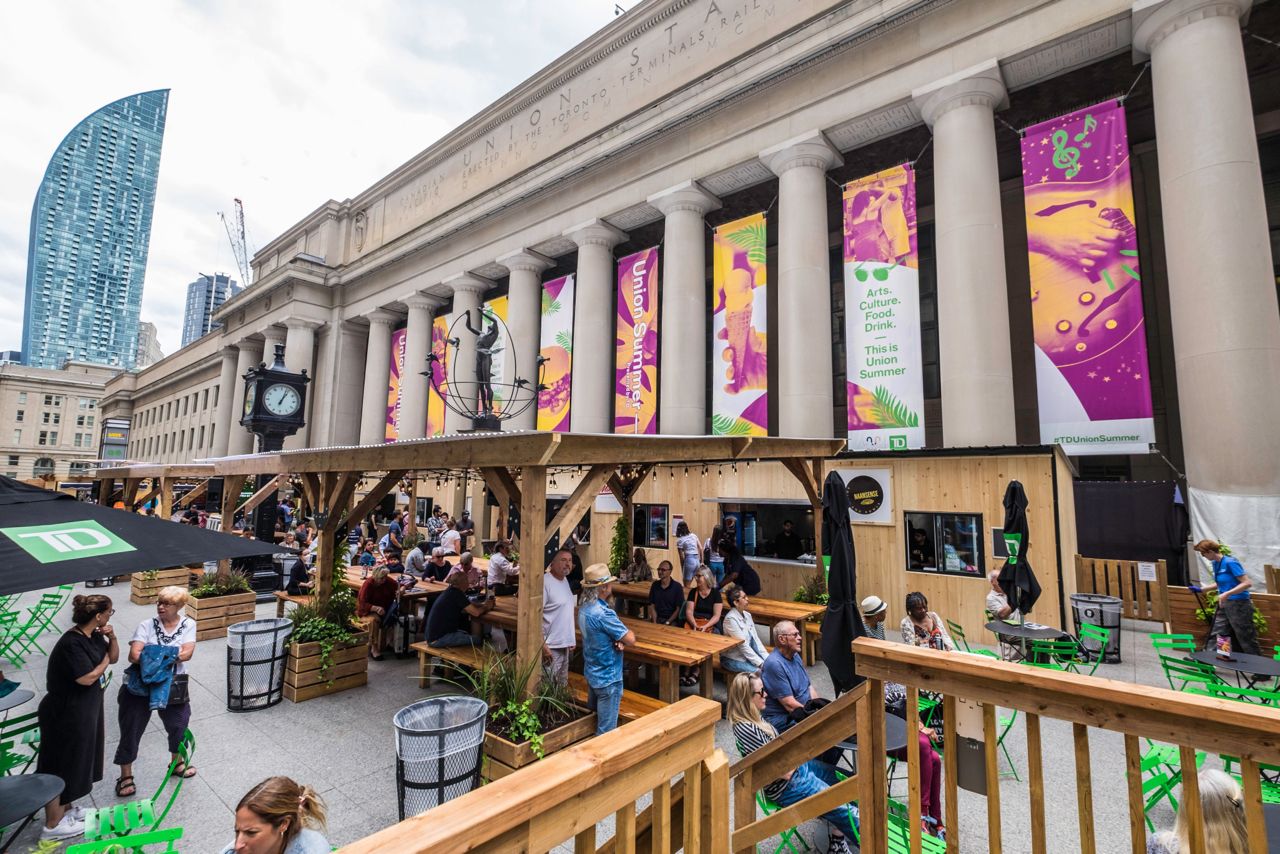 Everything there is to eat, drink and do at Union Station's fully licensed outdoor food hall