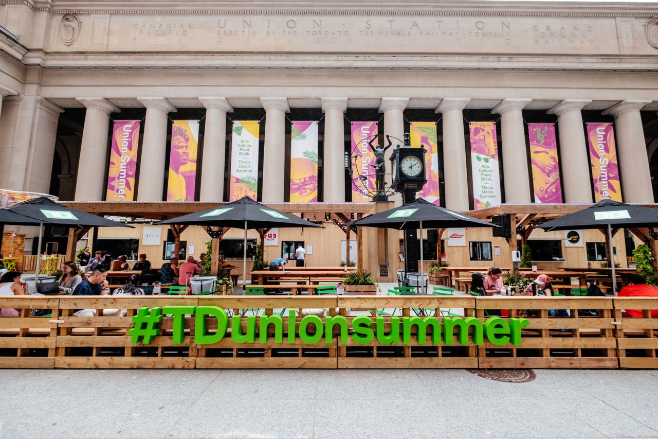 Everything there is to eat, drink and do at Union Station's fully licensed outdoor food hall