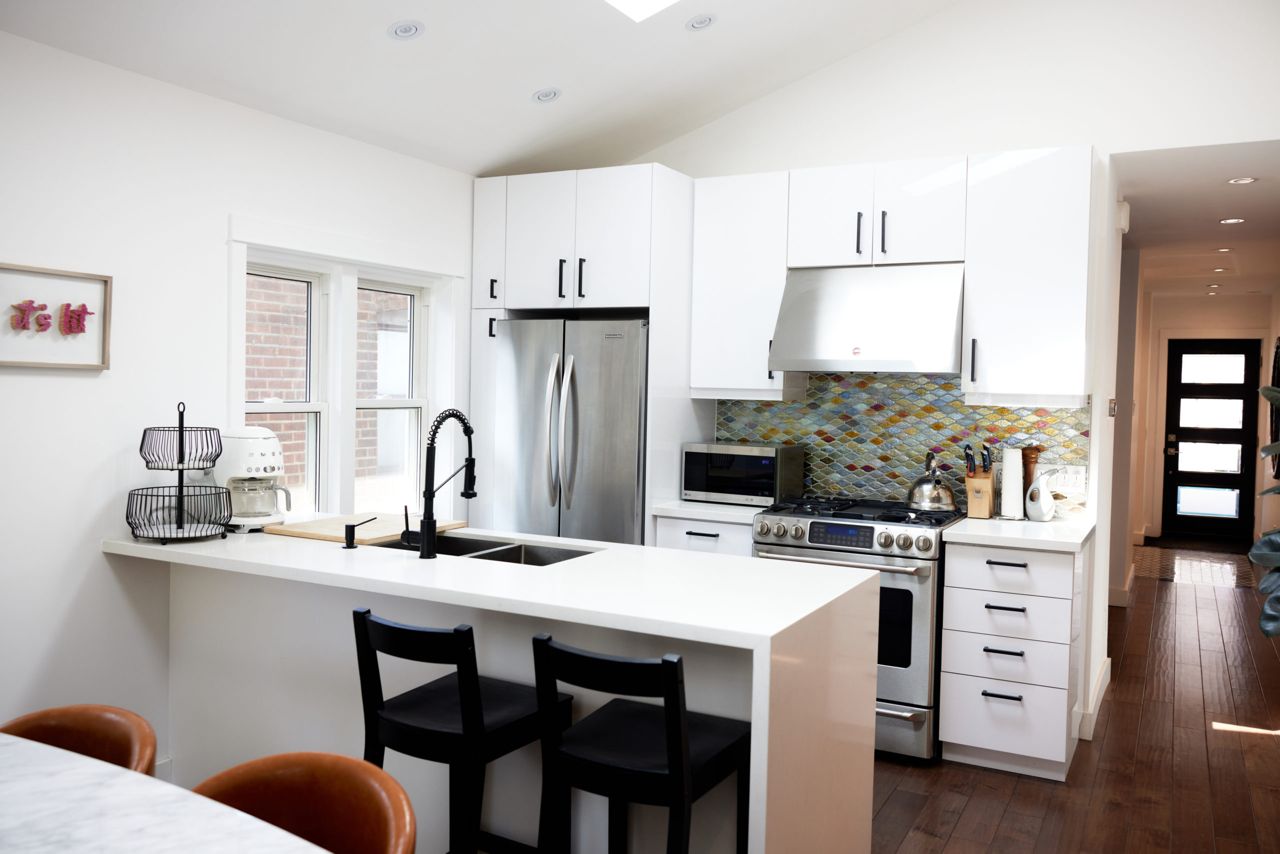 This DIYer’s 600-square-foot Leslieville bungalow is nearly half the size of her old pad, but it's twice as homey