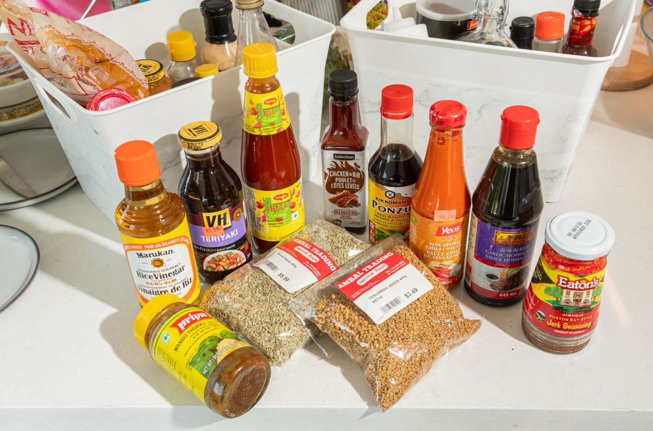 A look at Ravneet's extensive hot sauce collection
