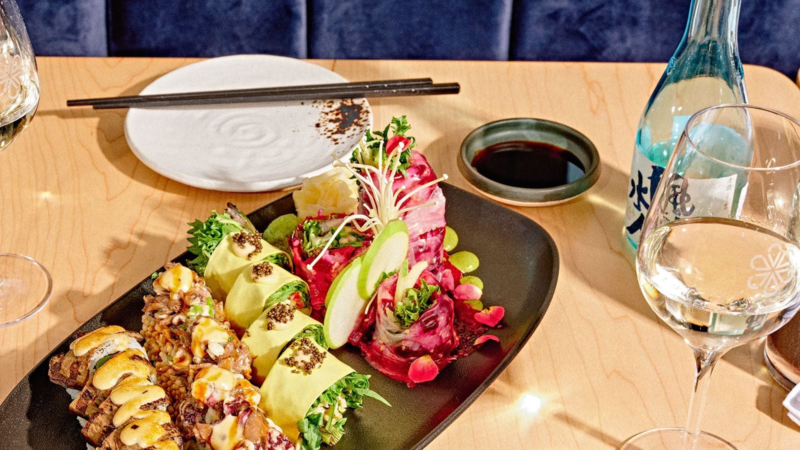 What's on the menu at Sushi Momo, a new vegan sushi restaurant on