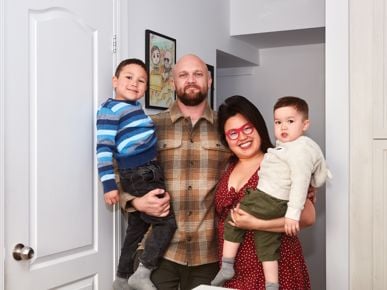 This couple needed more space for their growing boys. They found it a short walk from their Liberty Village condo