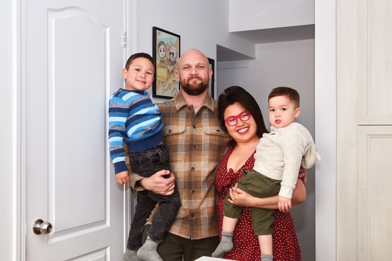 This couple needed more space for their growing boys. They found it a short walk from their Liberty Village condo