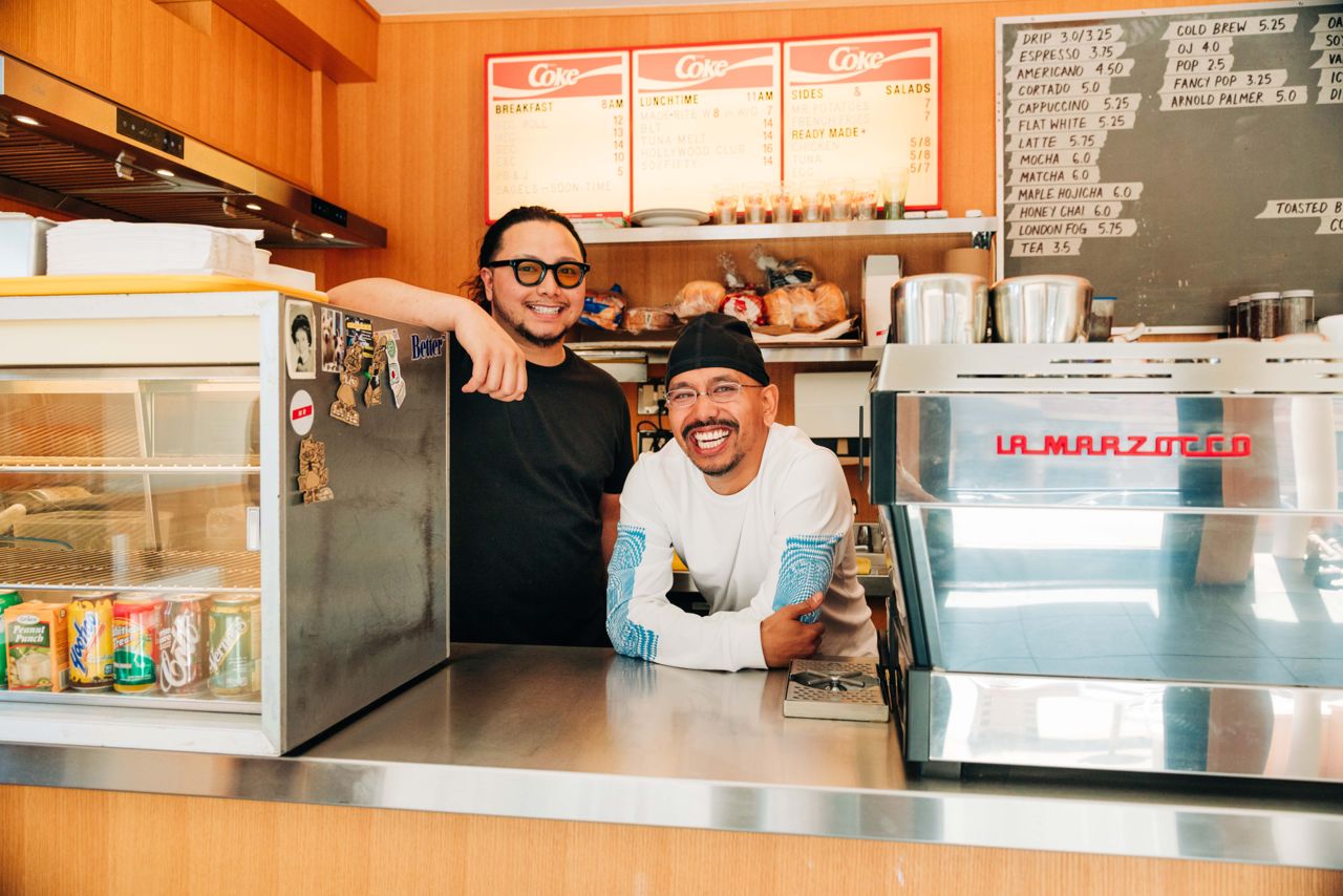 Team members behind the counter at Made Rite, a cafe and diner in Toronto's Kensington Market neighbourhood