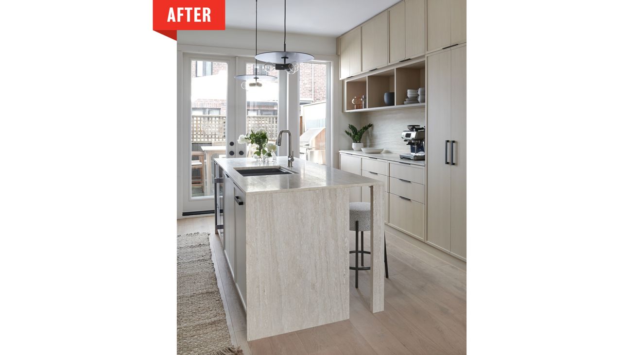 How a family transformed their dated Woodbridge townhouse into a moody delight