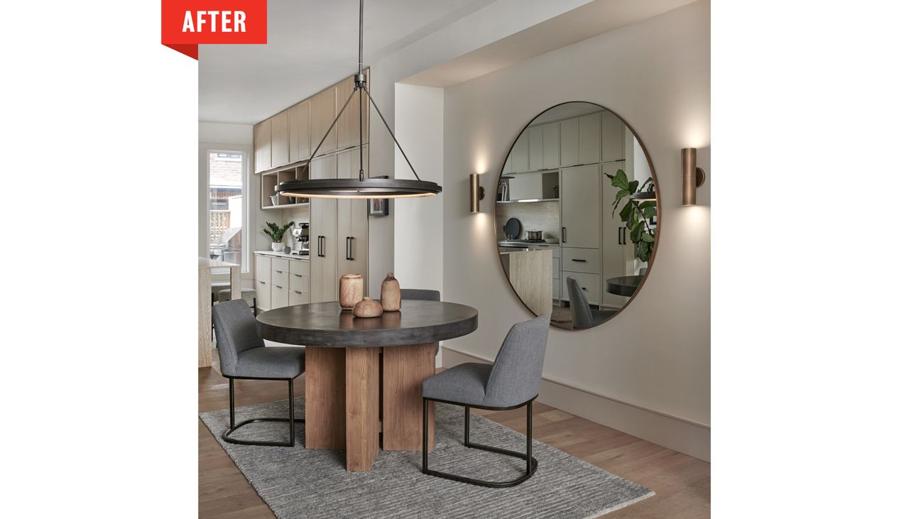 How a family transformed their dated Woodbridge townhouse into a moody delight