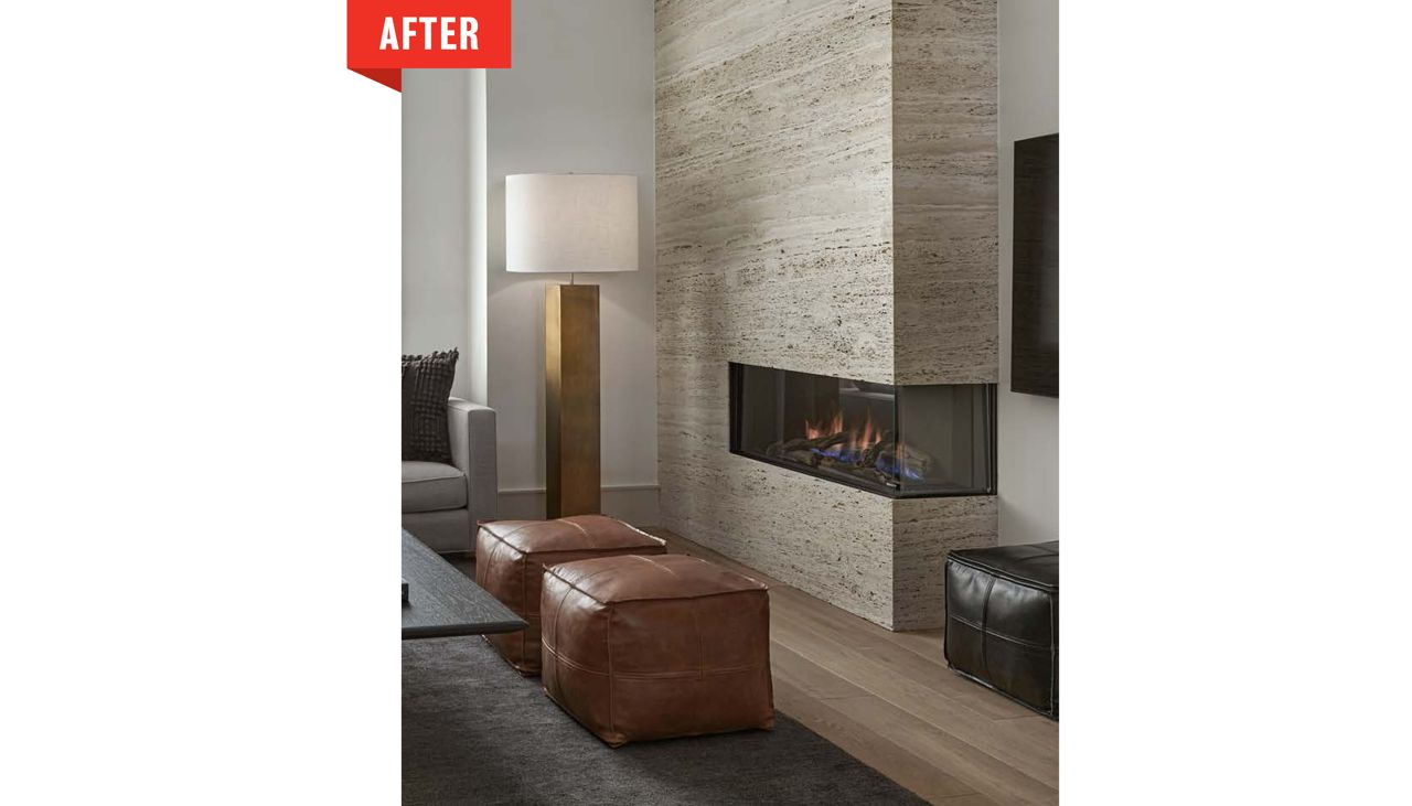 How a family transformed their dated Woodbridge townhouse into a moody delight