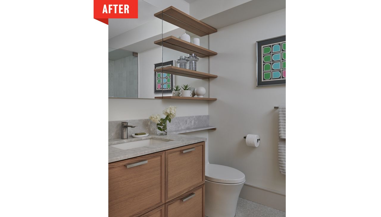 How a family transformed their dated Woodbridge townhouse into a moody delight