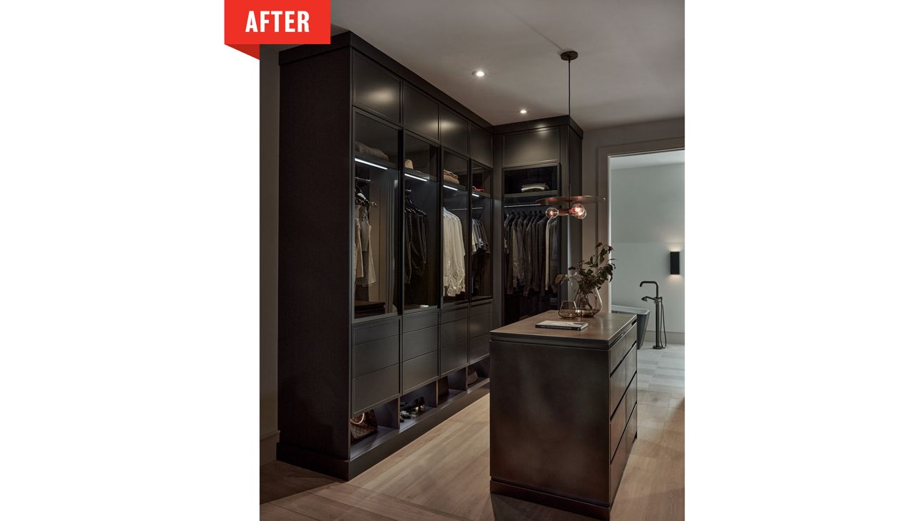 How a family transformed their dated Woodbridge townhouse into a moody delight