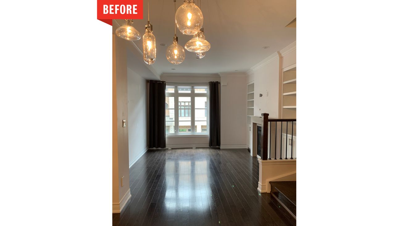 How a family transformed their dated Woodbridge townhouse into a moody delight