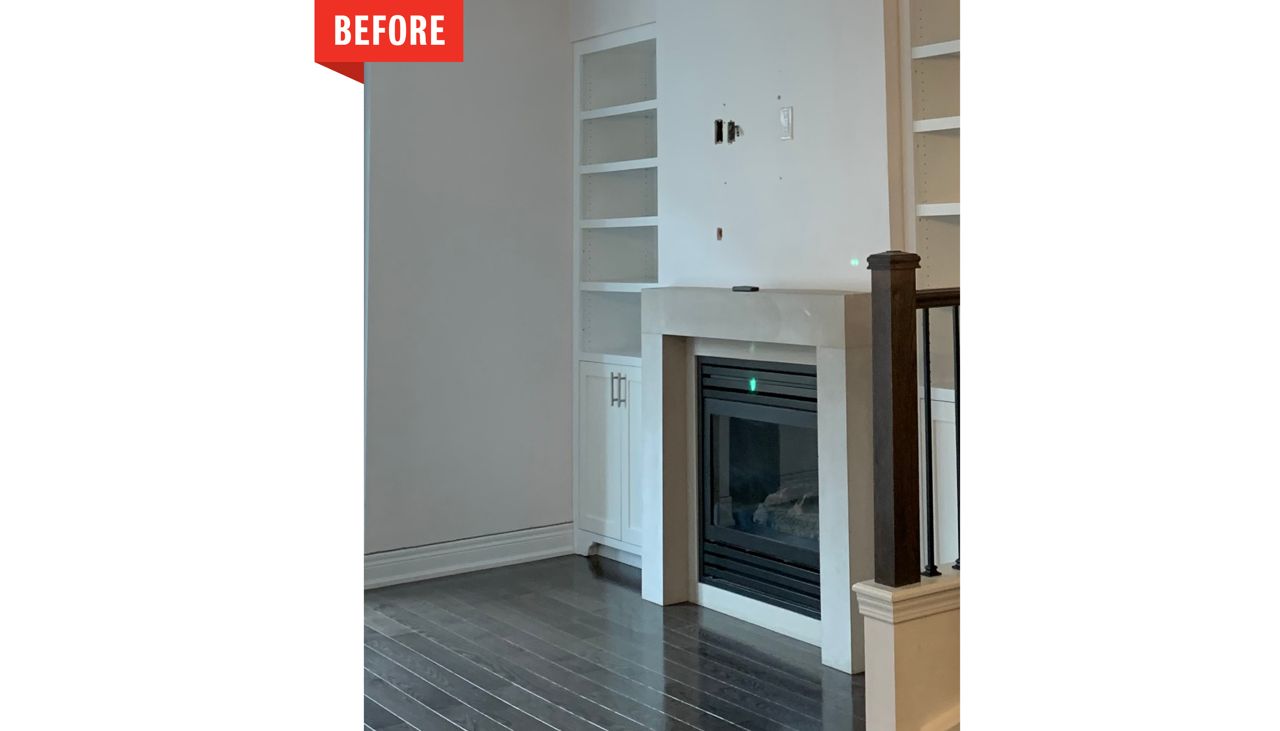 How a family transformed their dated Woodbridge townhouse into a moody delight
