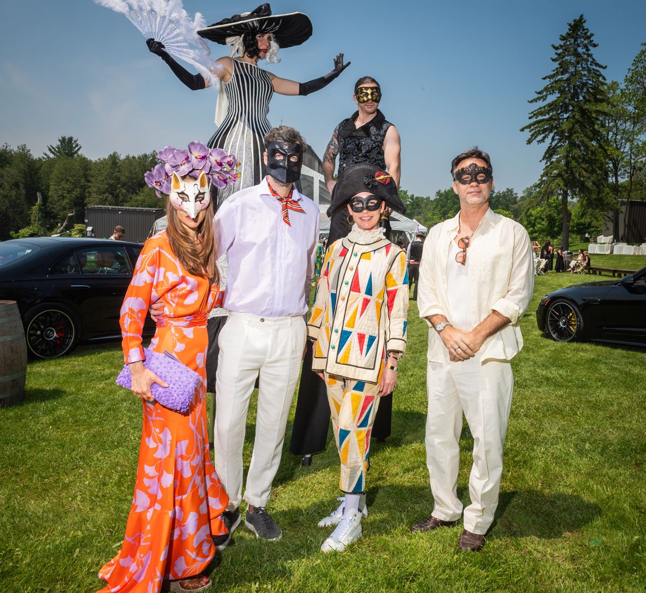 The best-dressed guests at art patron Bruce Bailey's masquerade Canadian Fête Champêtre fundraiser