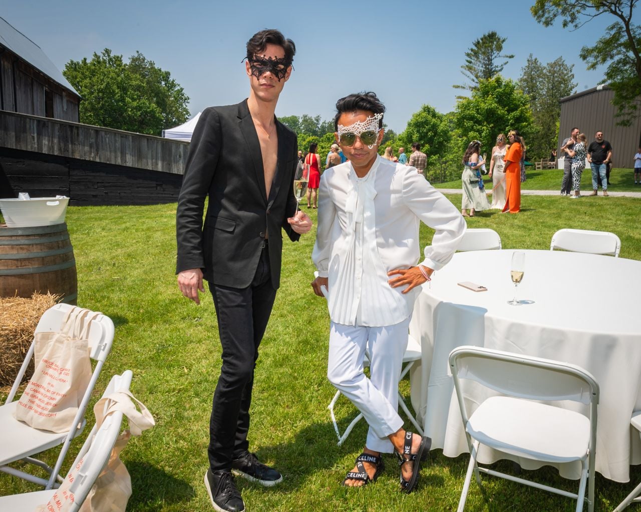 The best-dressed guests at art patron Bruce Bailey's masquerade Canadian Fête Champêtre fundraiser