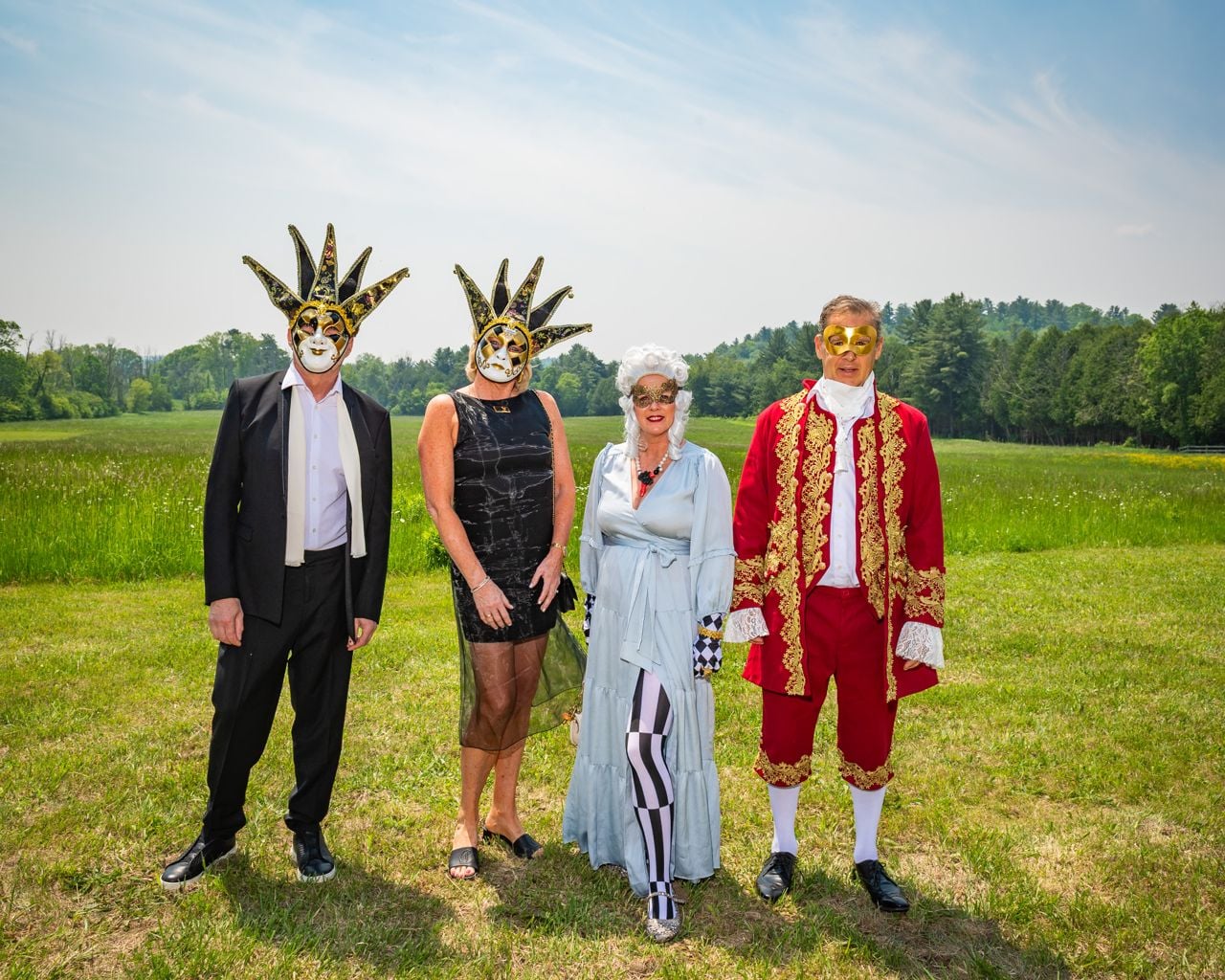 The best-dressed guests at art patron Bruce Bailey's masquerade Canadian Fête Champêtre fundraiser