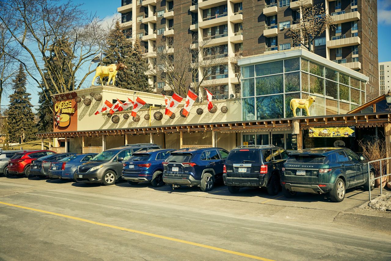 The exterior of the Cheese Boutique in Toronto