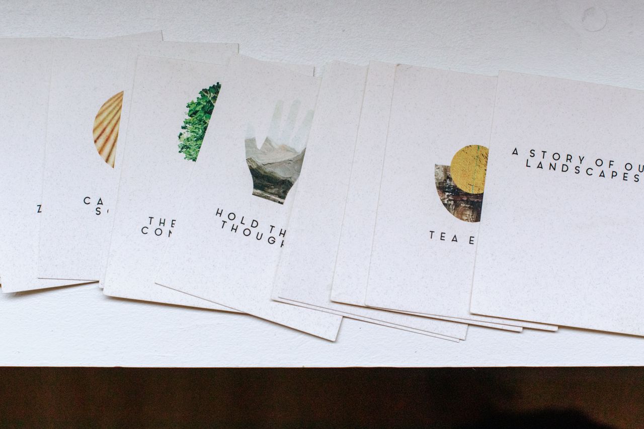Menu cards at the Pine, a restaurant in Collingwood, Ontario