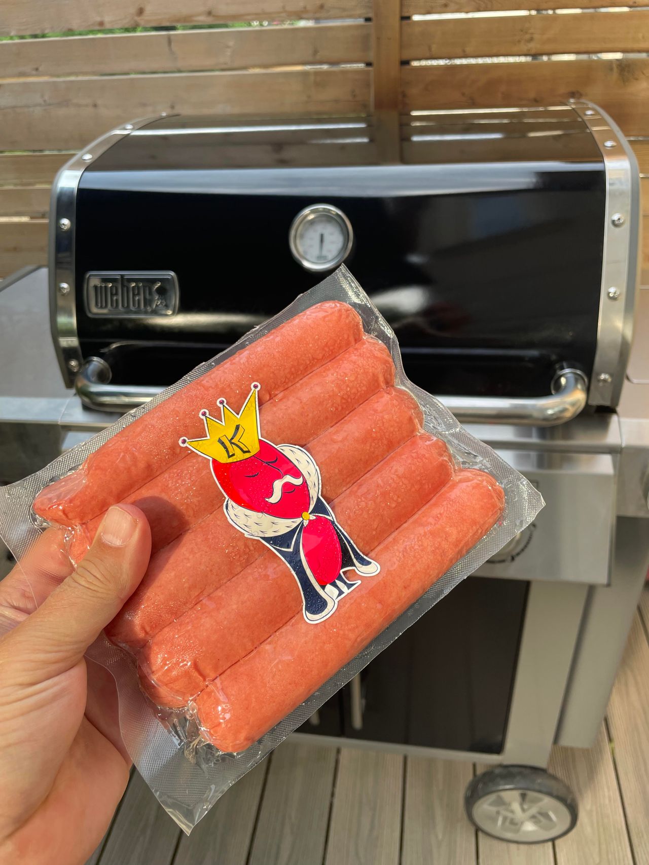 A package of Kwinter's Hot Dogs
