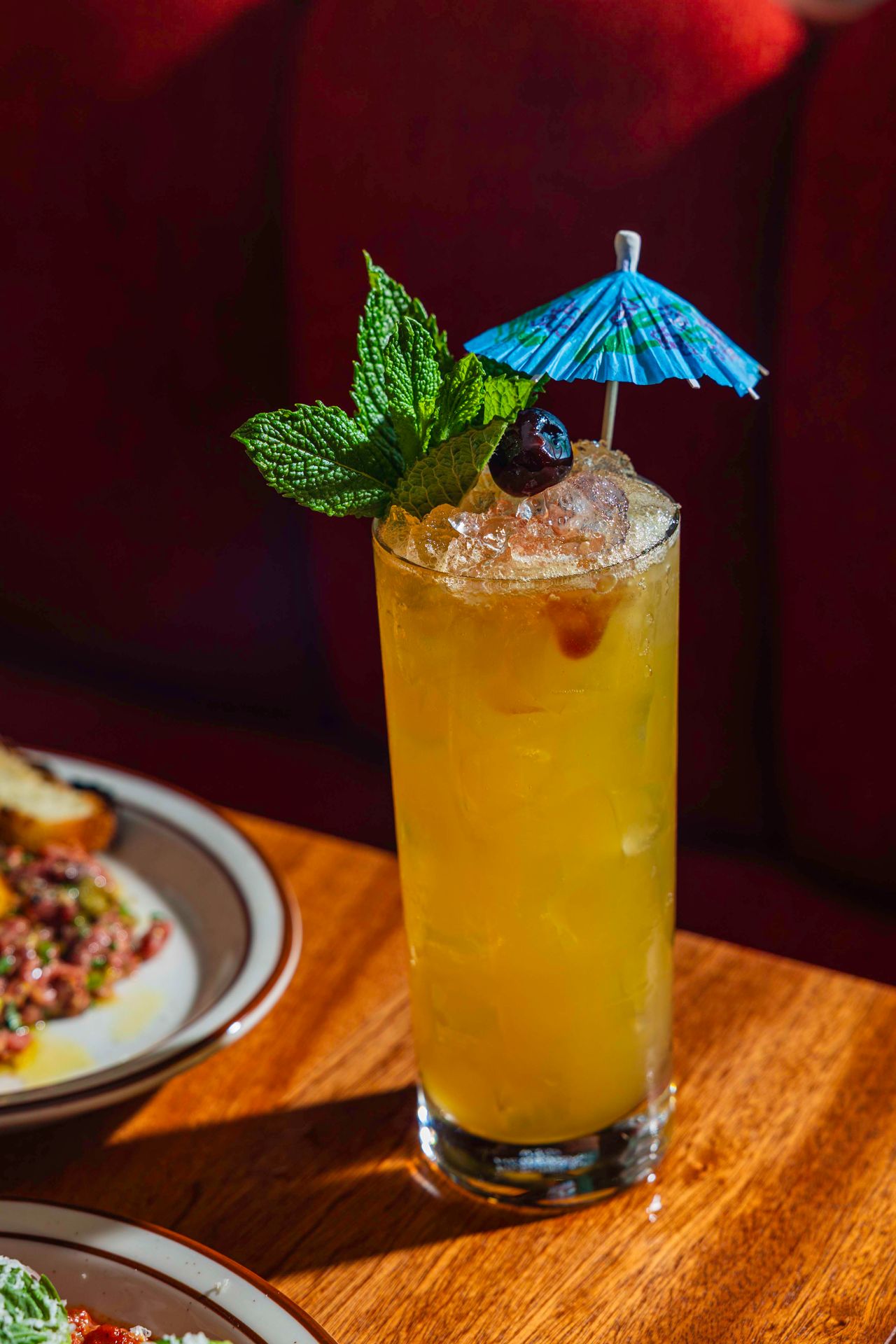 The Fogcutter, a Tiki cocktail at Danny's Next Door