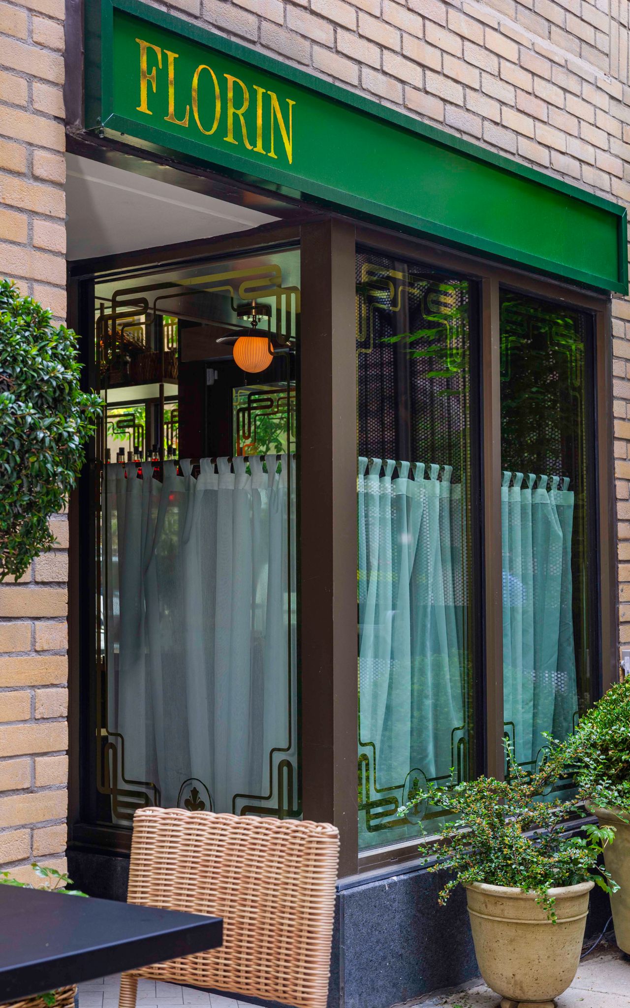 The exterior of Florin, a new Tuscan restaurant in Toronto