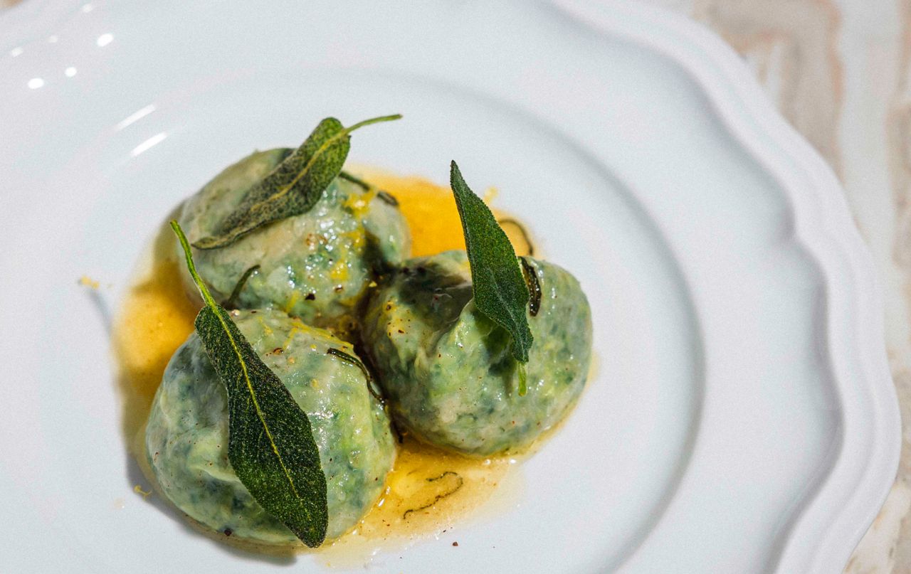 Spinach gnudi