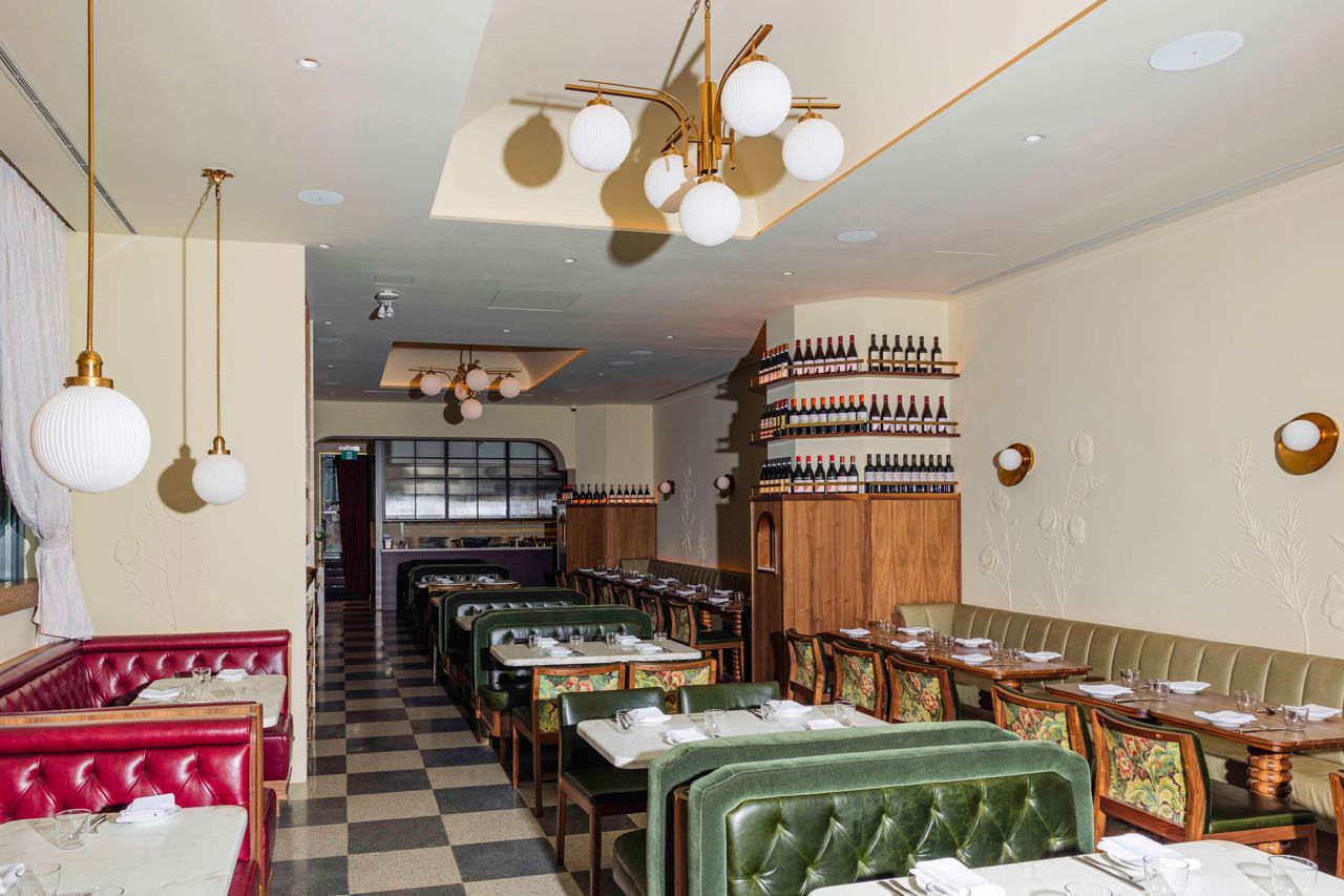The dining room at Florin, a Tuscan restaurant downtown Toronto
