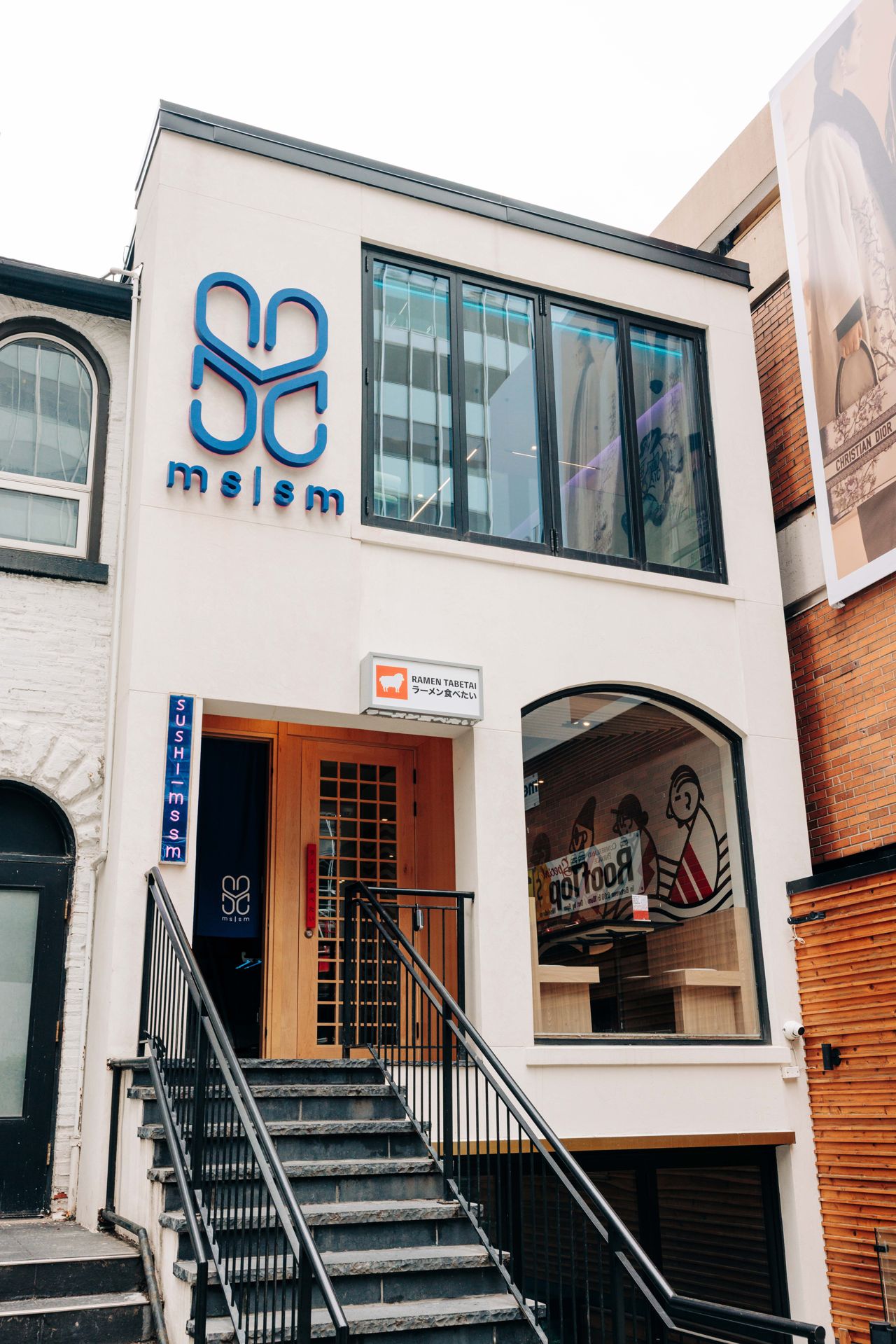 The exterior of Ramen Tabetai in Yorkville