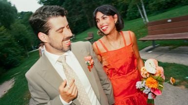 Inside a vibrant, summery wedding celebration at the Toronto Botanical Gardens
