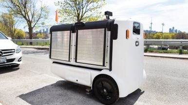 Self-driving delivery bots are hitting the streets of Toronto