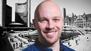Brad Bradford dreams of a sidewalk patio system that actually makes sense