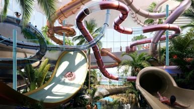 Therme's new spa at Ontario Place will bring 20 water slides, 10 pools and even more controversy