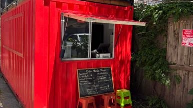 A shipping container serving Vietnamese food just popped up in a Riverside laneway