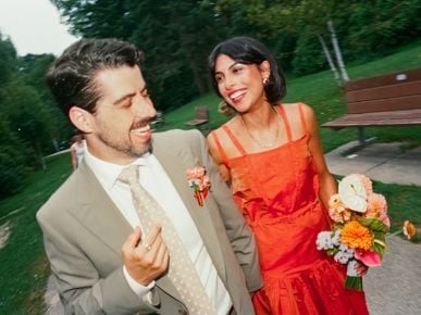 Inside a vibrant, summery wedding celebration at the Toronto Botanical Gardens