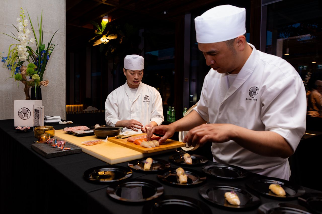 Chefs from Sushi Yugen