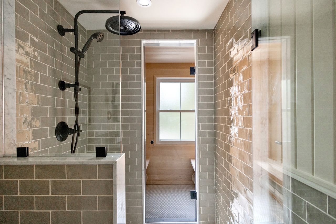 A spa shower
