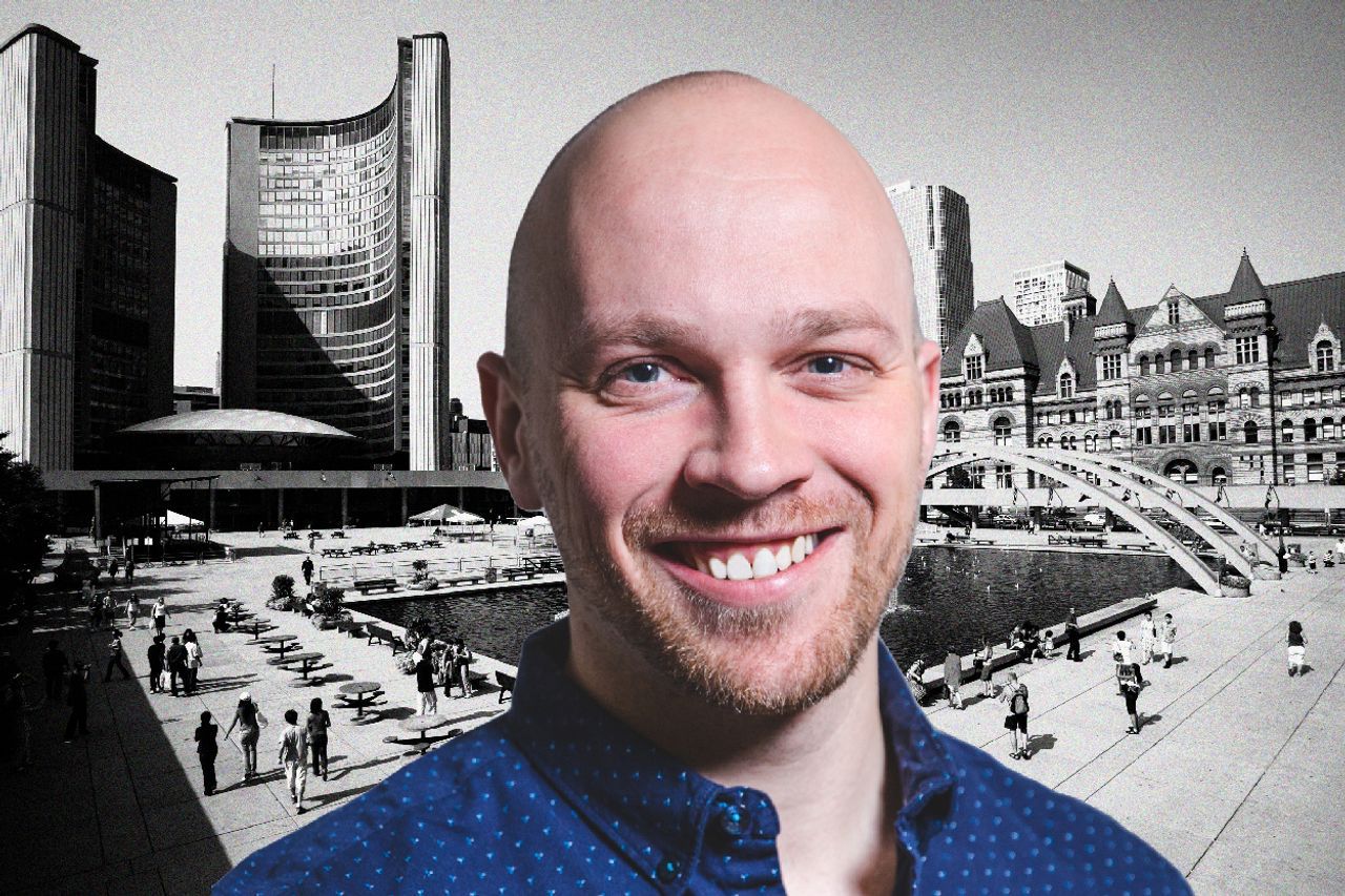 Brad Bradford dreams of a sidewalk patio system that actually makes sense