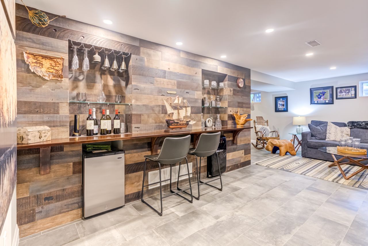 $1.3 million for a Kingsview Village bungalow with a nautical-themed bar in the basement