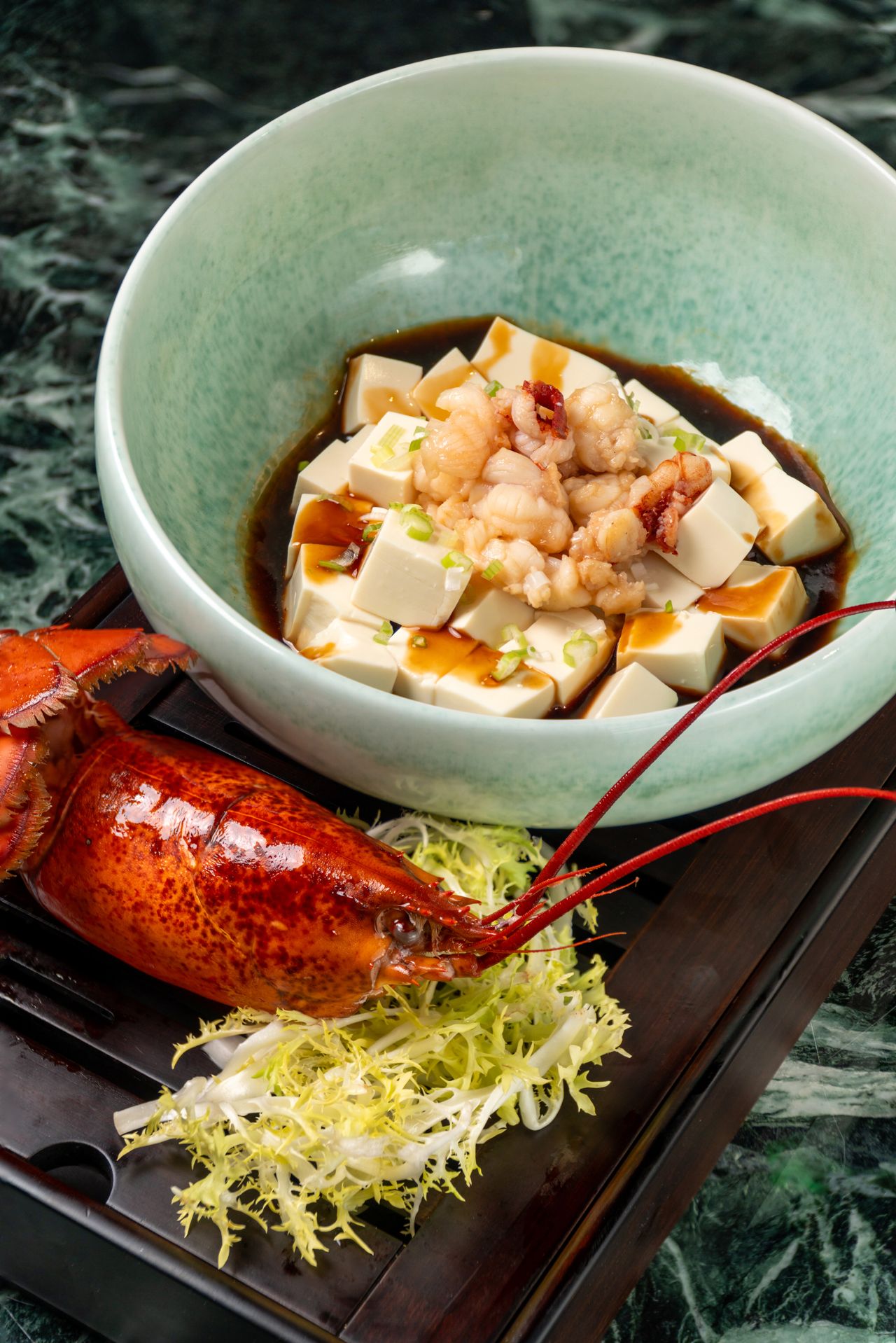 A lobster and tofu dish at Lai Wah Heen in Toronto