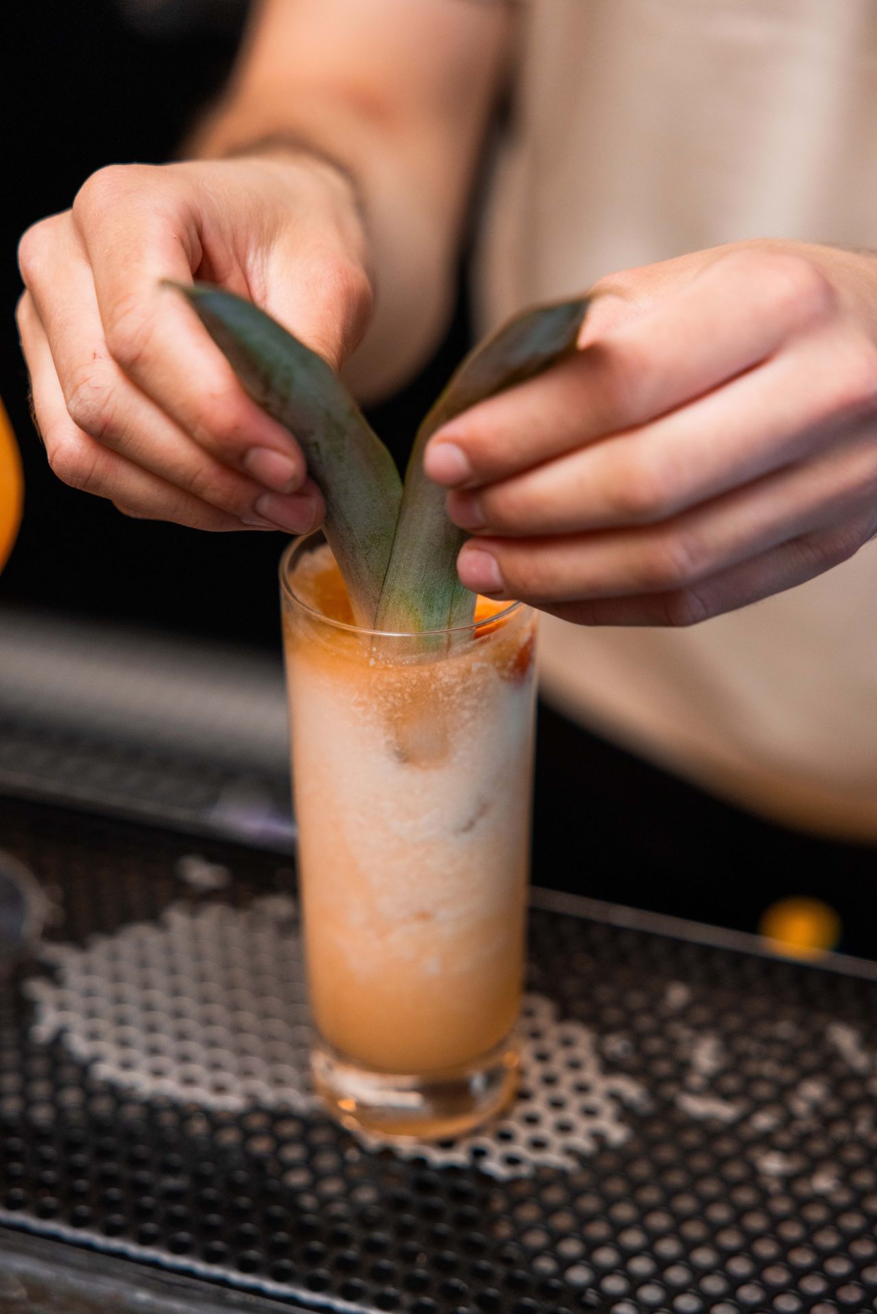 The Rosehill Colada blends Malibu rum, pineapple juice, coconut milk and lemon