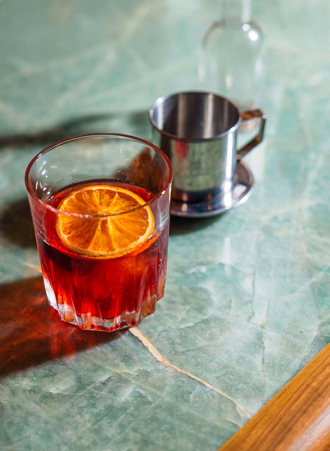 The Ca Phe Negroni at the Lunch Lady