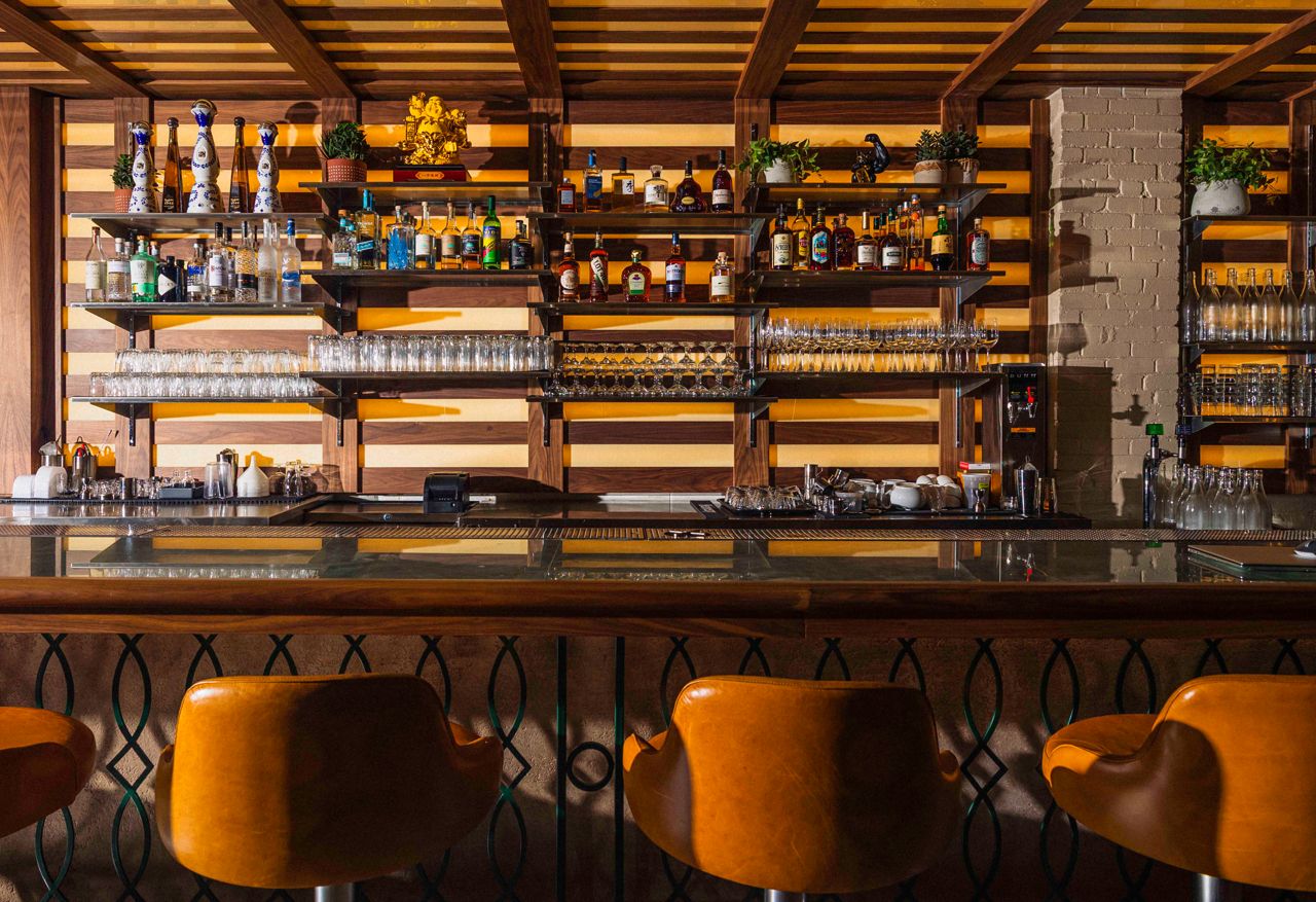 The bar at the Lunch Lady in Toronto
