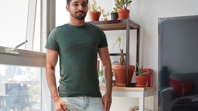 This bachelor wanted to be free from roommates. He found his new place just down the street