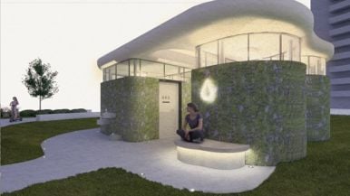 Stunning public bathrooms with green roofs and hoseable walls may be coming to Toronto