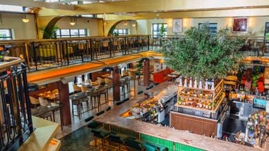 Inside Harbourfront's new 23,000-square-foot restaurant with a massive retractable roof